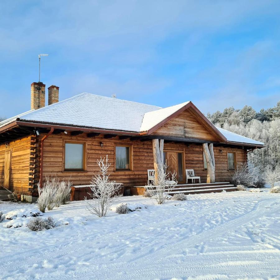 Dworek Ogrodniki: Rustic Retreat with Pool, Sauna, and Lakeside Charm Tuczna Exterior photo